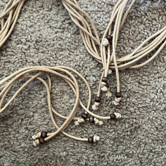 Bohemian beaded belt - Picture 4 of 4